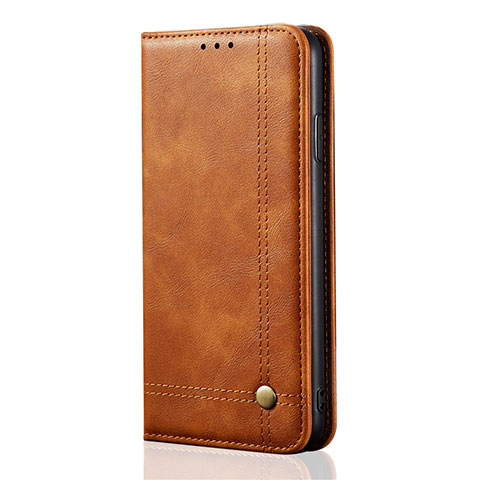 Coque Portefeuille Livre Cuir Etui Clapet L07 pour Huawei Nova 6 SE Orange