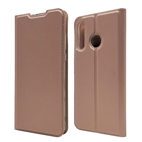 Coque Portefeuille Livre Cuir Etui Clapet L07 pour Huawei P30 Lite New Edition Or Rose