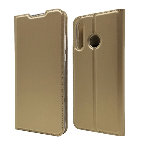 Coque Portefeuille Livre Cuir Etui Clapet L07 pour Huawei P30 Lite Or