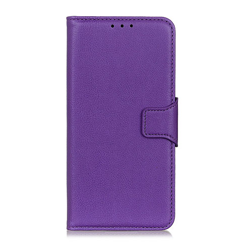 Coque Portefeuille Livre Cuir Etui Clapet L07 pour Motorola Moto G Stylus Violet