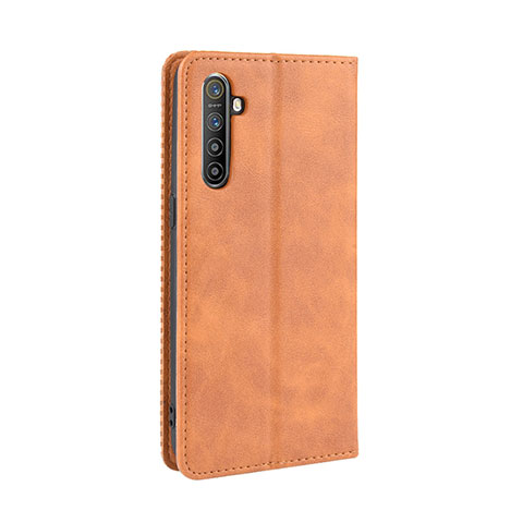 Coque Portefeuille Livre Cuir Etui Clapet L07 pour Oppo K5 Orange