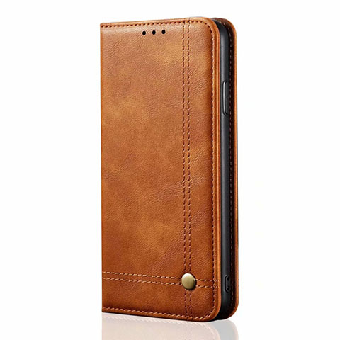 Coque Portefeuille Livre Cuir Etui Clapet L07 pour Realme 6 Pro Orange