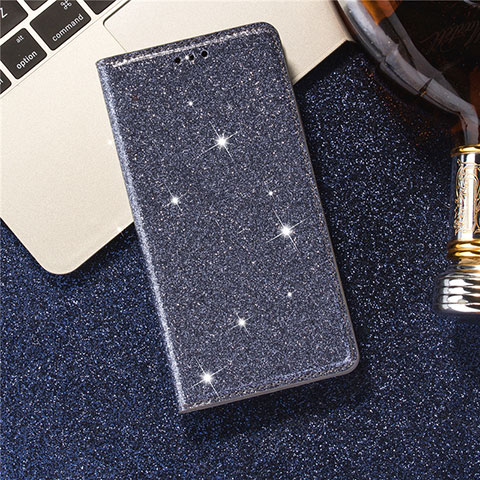 Coque Portefeuille Livre Cuir Etui Clapet L07 pour Samsung Galaxy S20 Ultra 5G Bleu