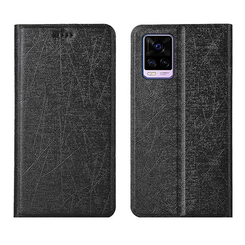 Coque Portefeuille Livre Cuir Etui Clapet L07 pour Vivo V20 Pro 5G Noir