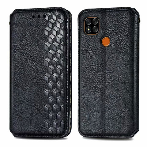 Coque Portefeuille Livre Cuir Etui Clapet L07 pour Xiaomi POCO C3 Noir