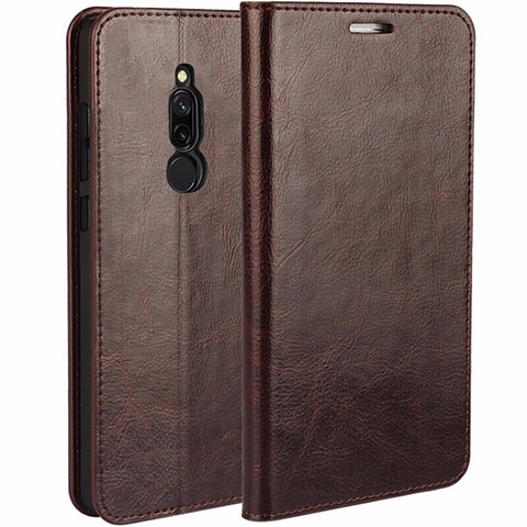 Coque Portefeuille Livre Cuir Etui Clapet L07 pour Xiaomi Redmi 8 Marron