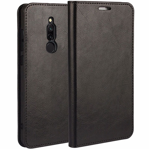 Coque Portefeuille Livre Cuir Etui Clapet L07 pour Xiaomi Redmi 8 Noir