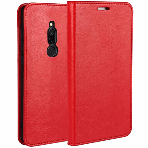 Coque Portefeuille Livre Cuir Etui Clapet L07 pour Xiaomi Redmi 8 Rouge