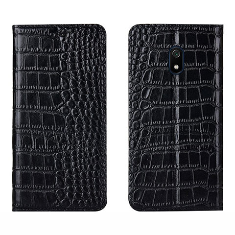 Coque Portefeuille Livre Cuir Etui Clapet L07 pour Xiaomi Redmi 8A Noir