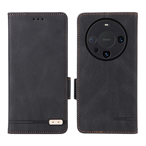 Coque Portefeuille Livre Cuir Etui Clapet L07Z pour Huawei Mate 60 Pro+ Plus Noir