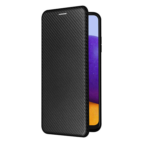 Coque Portefeuille Livre Cuir Etui Clapet L07Z pour Samsung Galaxy A22s 5G Noir