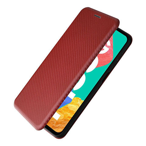 Coque Portefeuille Livre Cuir Etui Clapet L07Z pour Samsung Galaxy M33 5G Marron