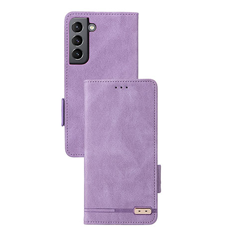 Coque Portefeuille Livre Cuir Etui Clapet L07Z pour Samsung Galaxy S24 Plus 5G Violet