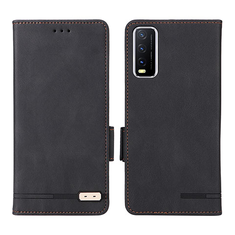 Coque Portefeuille Livre Cuir Etui Clapet L07Z pour Vivo Y12G Noir