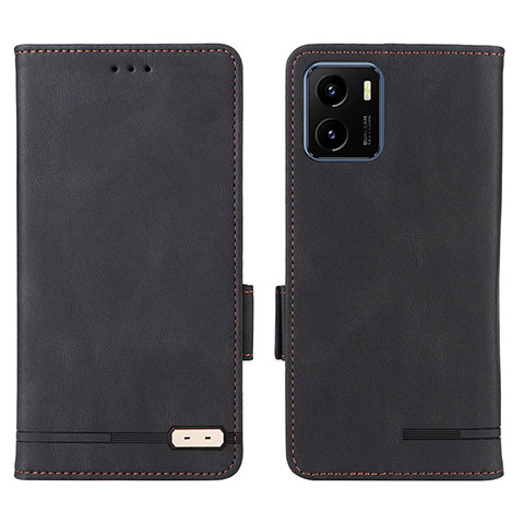 Coque Portefeuille Livre Cuir Etui Clapet L07Z pour Vivo Y15A Noir