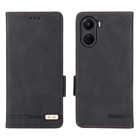 Coque Portefeuille Livre Cuir Etui Clapet L07Z pour Vivo Y16 Noir