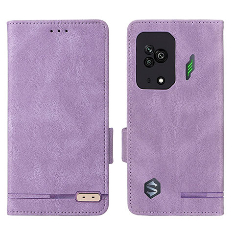 Coque Portefeuille Livre Cuir Etui Clapet L07Z pour Xiaomi Black Shark 5 5G Violet