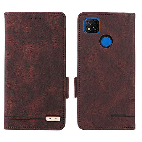 Coque Portefeuille Livre Cuir Etui Clapet L07Z pour Xiaomi POCO C3 Marron