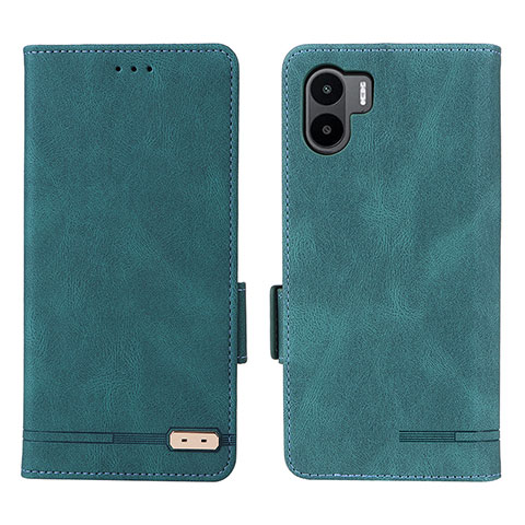 Coque Portefeuille Livre Cuir Etui Clapet L07Z pour Xiaomi Poco C50 Vert