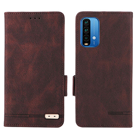 Coque Portefeuille Livre Cuir Etui Clapet L07Z pour Xiaomi Redmi 9 Power Marron