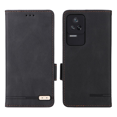 Coque Portefeuille Livre Cuir Etui Clapet L07Z pour Xiaomi Redmi K40S 5G Noir