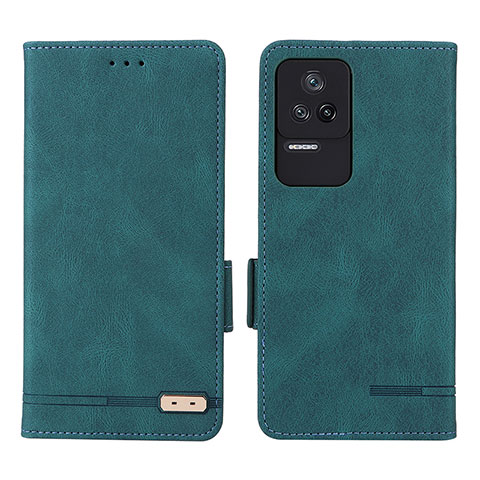 Coque Portefeuille Livre Cuir Etui Clapet L07Z pour Xiaomi Redmi K40S 5G Vert