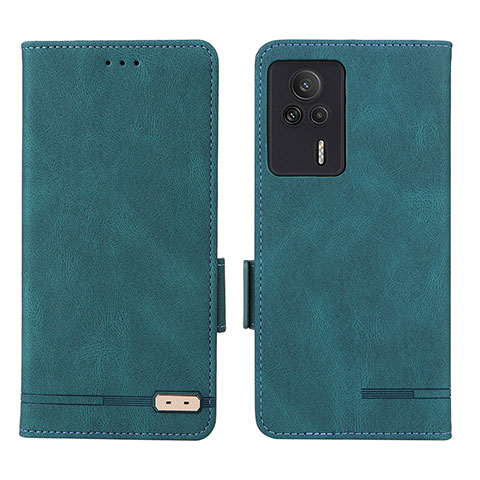 Coque Portefeuille Livre Cuir Etui Clapet L07Z pour Xiaomi Redmi K60E 5G Vert