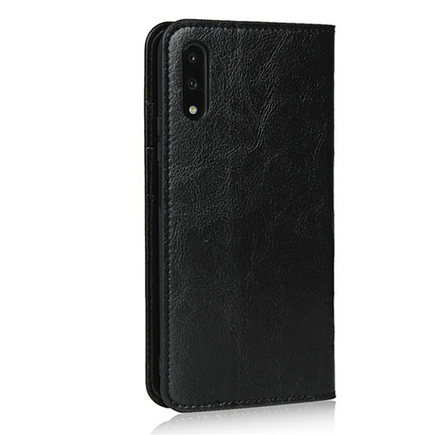 Coque Portefeuille Livre Cuir Etui Clapet L08 pour Huawei Honor 9X Noir