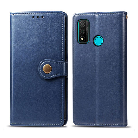 Coque Portefeuille Livre Cuir Etui Clapet L08 pour Huawei Nova Lite 3 Plus Bleu