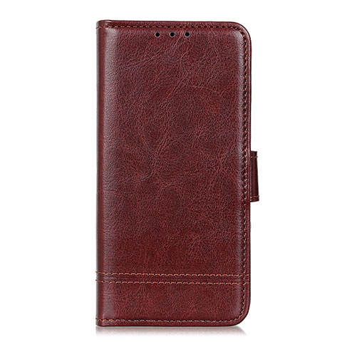 Coque Portefeuille Livre Cuir Etui Clapet L08 pour Huawei Y6p Marron