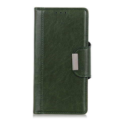 Coque Portefeuille Livre Cuir Etui Clapet L08 pour Huawei Y7p Vert