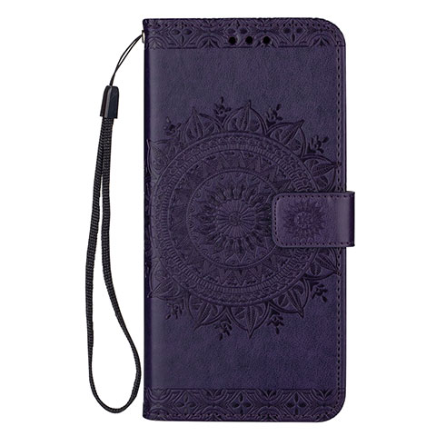 Coque Portefeuille Livre Cuir Etui Clapet L08 pour Samsung Galaxy S20 Plus 5G Violet