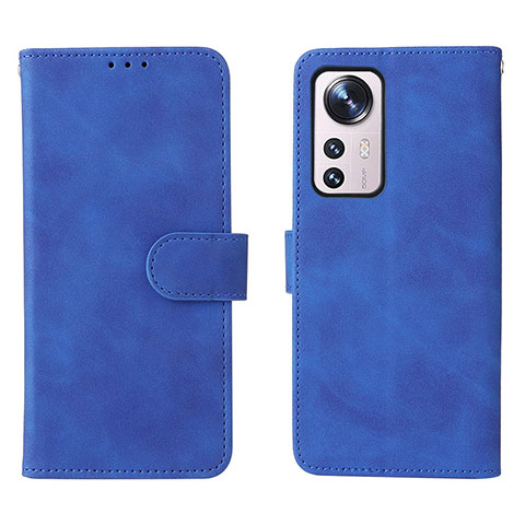 Coque Portefeuille Livre Cuir Etui Clapet L08 pour Xiaomi Mi 12 Lite 5G Bleu