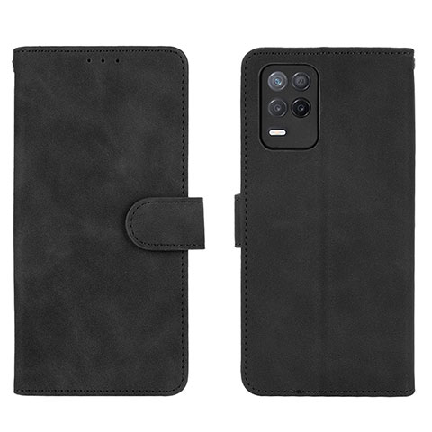 Coque Portefeuille Livre Cuir Etui Clapet L08Z pour Realme 8s 5G Noir