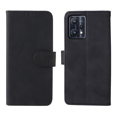 Coque Portefeuille Livre Cuir Etui Clapet L08Z pour Realme 9 5G Noir