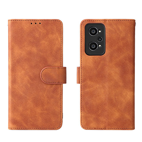 Coque Portefeuille Livre Cuir Etui Clapet L08Z pour Realme GT Neo 3T 5G Marron