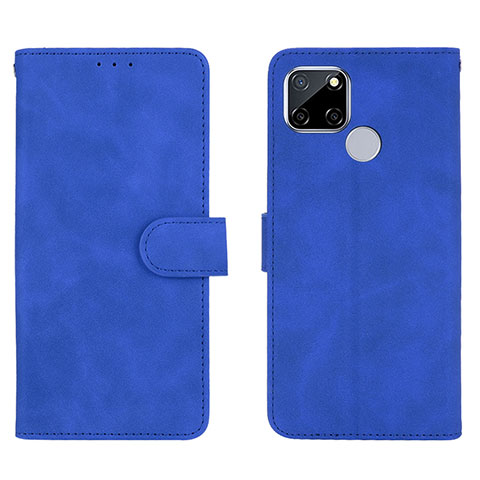 Coque Portefeuille Livre Cuir Etui Clapet L08Z pour Realme Narzo 20 Bleu