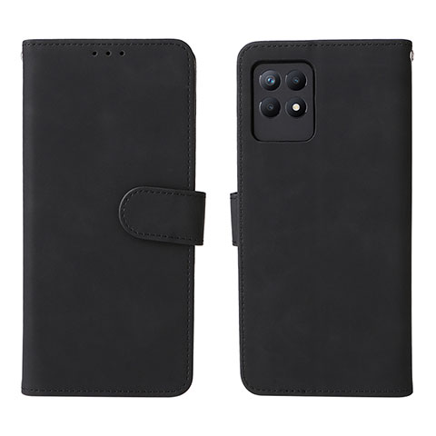 Coque Portefeuille Livre Cuir Etui Clapet L08Z pour Realme Narzo 50 4G Noir