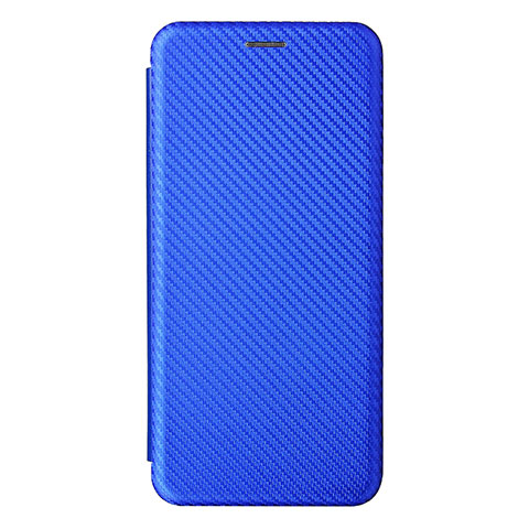 Coque Portefeuille Livre Cuir Etui Clapet L08Z pour Samsung Galaxy A12 Nacho Bleu