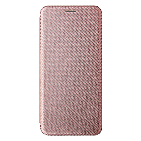 Coque Portefeuille Livre Cuir Etui Clapet L08Z pour Samsung Galaxy A12 Nacho Or Rose