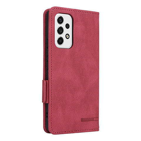 Coque Portefeuille Livre Cuir Etui Clapet L08Z pour Samsung Galaxy A53 5G Rouge