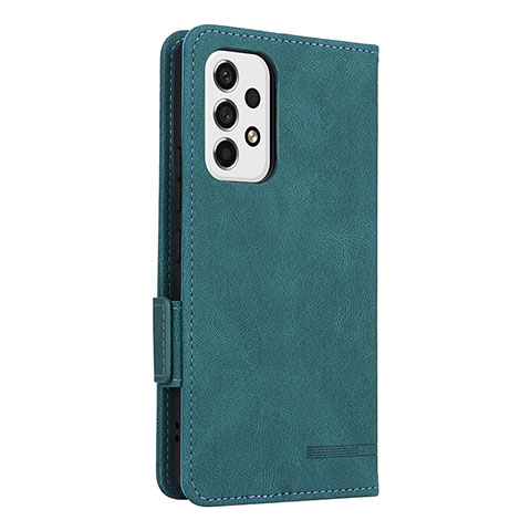 Coque Portefeuille Livre Cuir Etui Clapet L08Z pour Samsung Galaxy A53 5G Vert