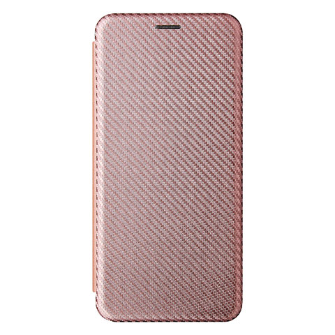 Coque Portefeuille Livre Cuir Etui Clapet L08Z pour Samsung Galaxy F12 Or Rose