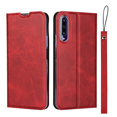 Coque Portefeuille Livre Cuir Etui Clapet L09 pour Huawei Honor 9X Pro Rouge