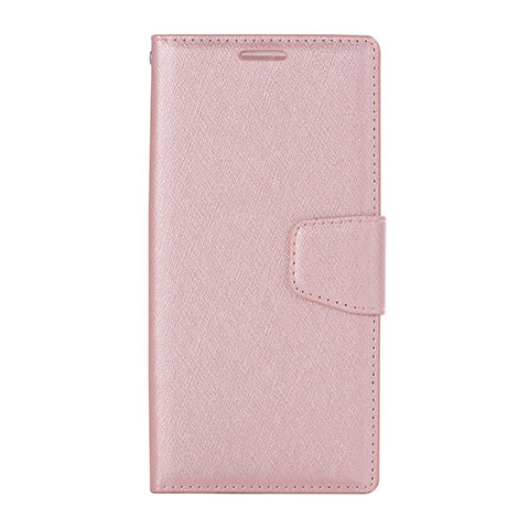 Coque Portefeuille Livre Cuir Etui Clapet L09 pour Huawei P20 Pro Or Rose