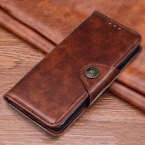 Coque Portefeuille Livre Cuir Etui Clapet L09 pour Huawei P40 Lite E Marron