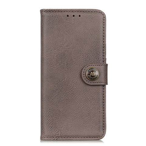 Coque Portefeuille Livre Cuir Etui Clapet L09 pour Oppo A32 Gris