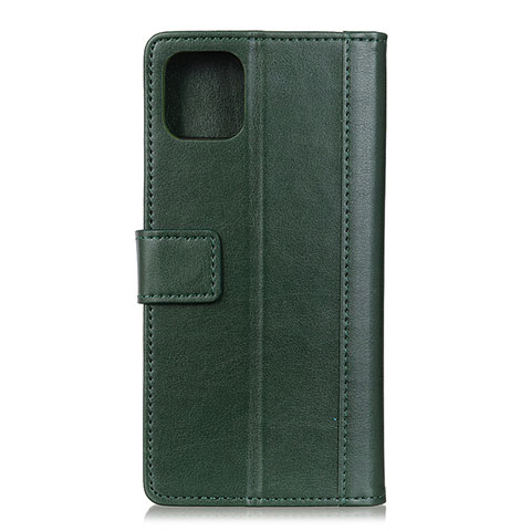 Coque Portefeuille Livre Cuir Etui Clapet L09 pour Samsung Galaxy A71 5G Vert