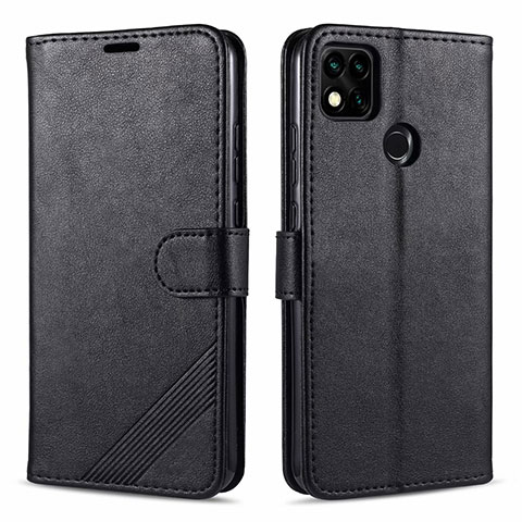 Coque Portefeuille Livre Cuir Etui Clapet L09 pour Xiaomi POCO C3 Noir