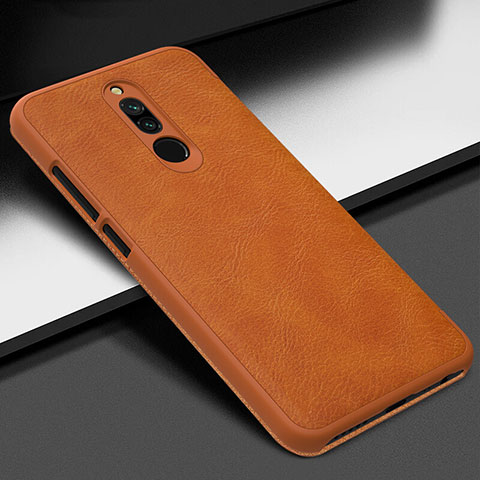 Coque Portefeuille Livre Cuir Etui Clapet L09 pour Xiaomi Redmi 8 Marron